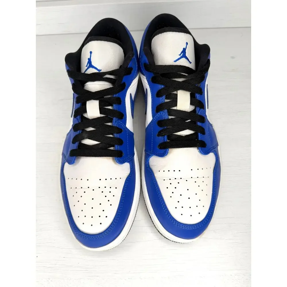 Nike Air Jordan 1 Low Game Royal 553558-124 Men’s Size 10 Blue White 2020